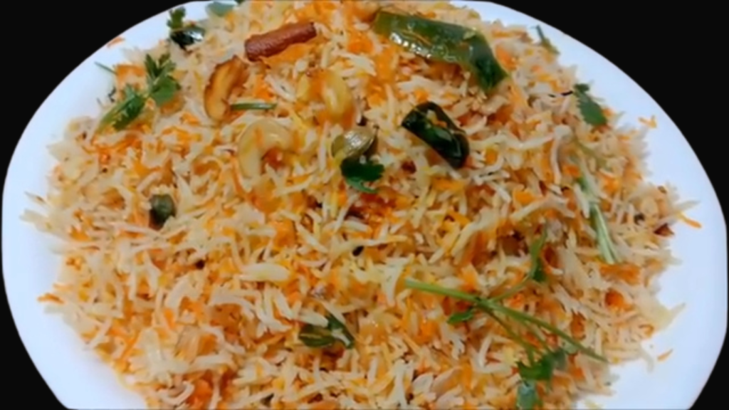 carrot rice recipe