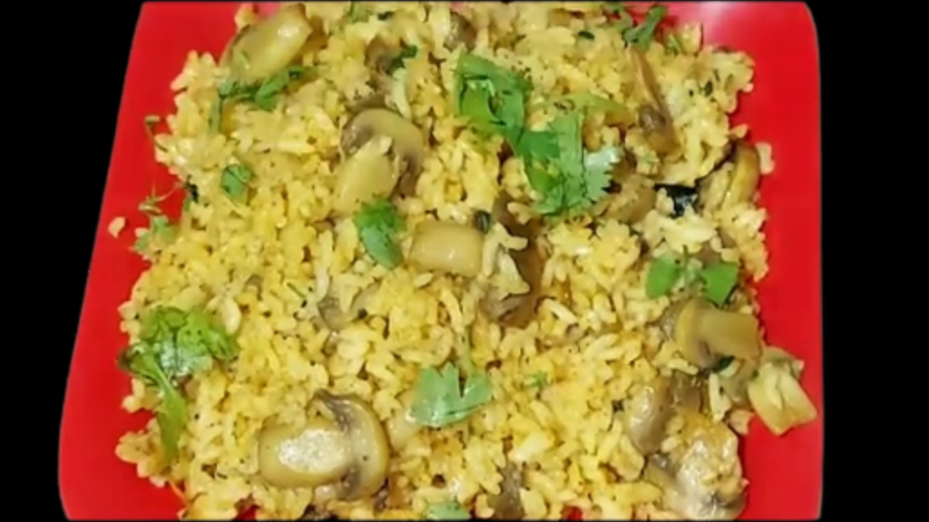 Mushroom Fried Rice 