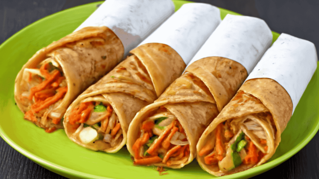 Chapati Egg Roll 