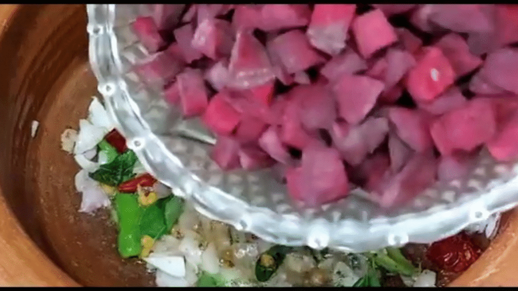 Indian beetroot curry